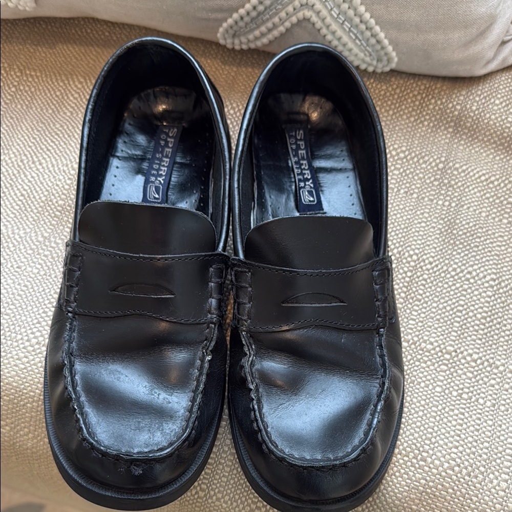 Sperry Boy's Colton Black Slip-On Loafers